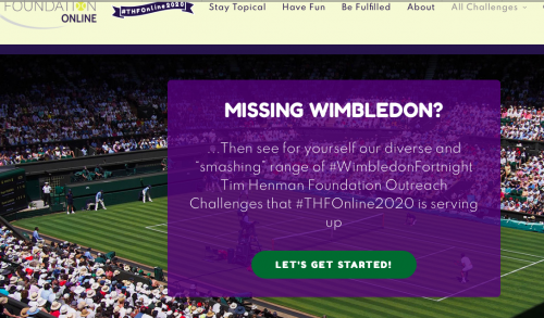Wimbledon Fortnight Challenges THFOnline.org