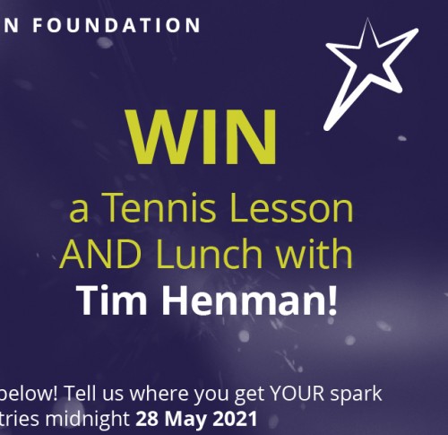 Win a Tennis Lesson & Lunch with Tim Henman